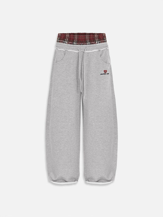 Double Waist Baggy Sweatpants