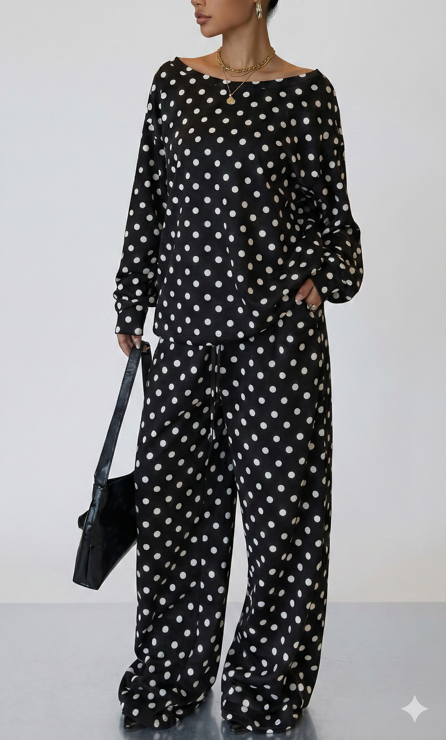 Polka Dot Lounge Set