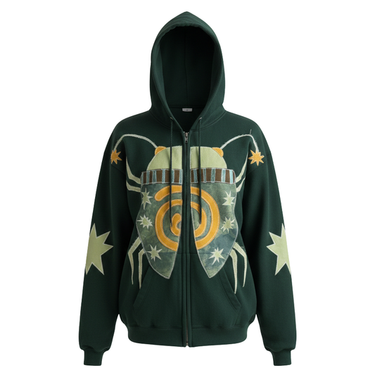 Beetle Zip Up Hoodie